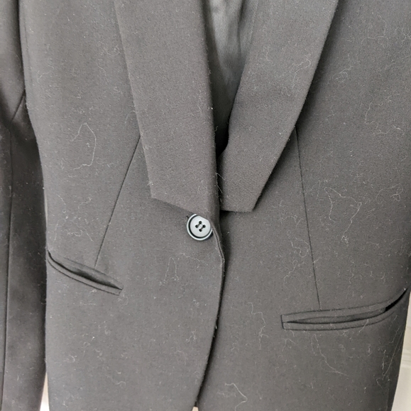 BCBG Black Blazer with Adjustable Back - Picture 5 of 7